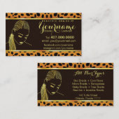 Visitekaartje Hair Braider Salon (Voorkant / Achterkant)