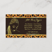 Visitekaartje Hair Braider Salon (Achterkant)