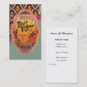 Visitekaartje  Hair Cream Poster (Voorkant / Achterkant)