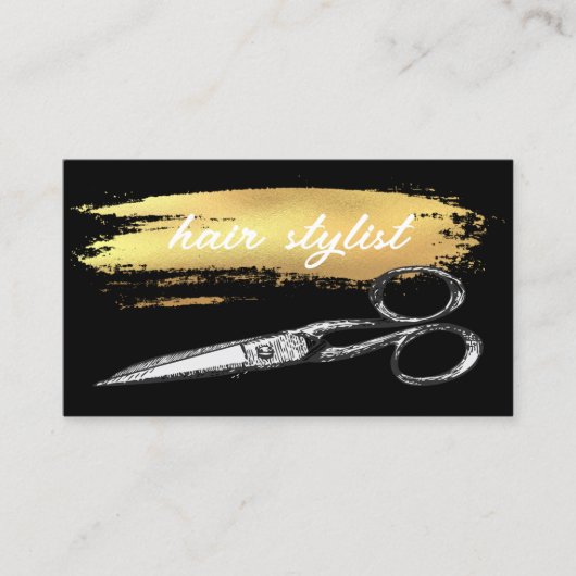 Visitekaartje  Hair Stylist (Voorkant)