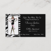 visitekaartje "Hair Stylist Diva" (Voorkant)