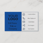 Visitekaartje - half & half (Voorkant)