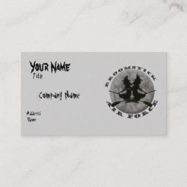 Visitekaartje Halloween Witches