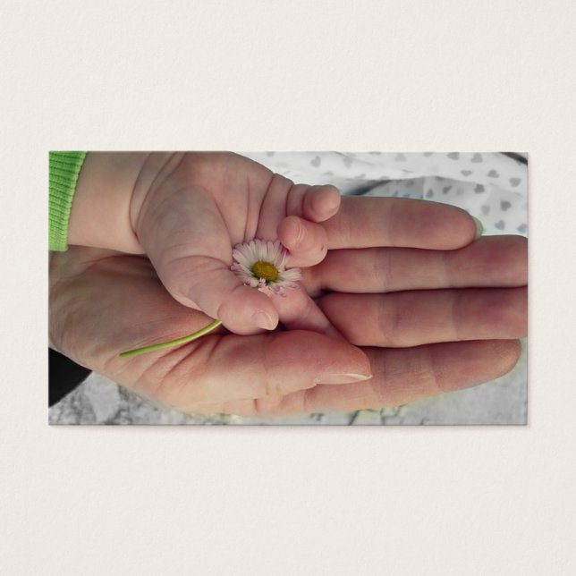 Visitekaartje Hands (Voorkant)