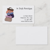 Visitekaartje handtas (Voorkant / Achterkant)