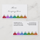 Visitekaartje handtassen (Voorkant / Achterkant)