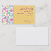 Visitekaartje handtassen (Voorkant / Achterkant)