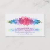 Visitekaartje hart (Achterkant)