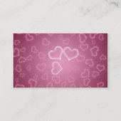 Visitekaartje hart (Achterkant)