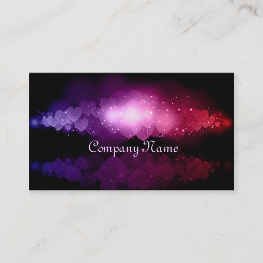 Visitekaartje hart (Voorkant)