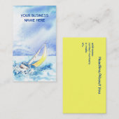 visitekaartje "Heeled Over" (Voorkant / Achterkant)