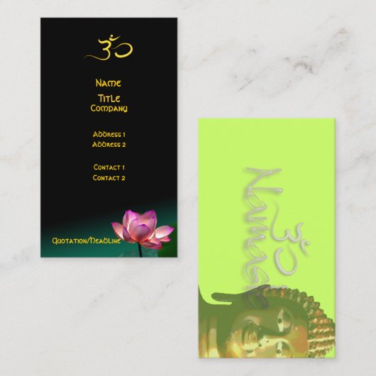 Visitekaartje, helende handen visitekaartje (Voorkant / Achterkant)