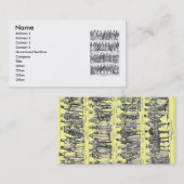 Visitekaartje historische kostuums (Voorkant / Achterkant)