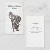 Visitekaartje Hoefijzer (Voorkant / Achterkant)