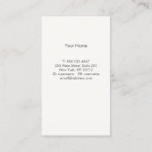 Visitekaartje Hoefijzer (Achterkant)