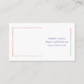 visitekaartje holografisch (Achterkant)