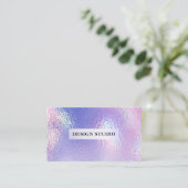 Visitekaartje holografische texturen (Staand voorkant)