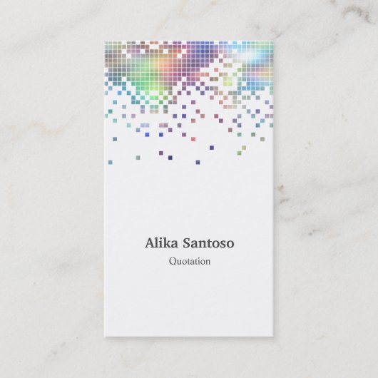 Visitekaartje hologram (Voorkant)