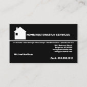 Visitekaartje Home Restoration Services (Voorkant)