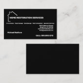 Visitekaartje Home Restoration Services (Voorkant / Achterkant)