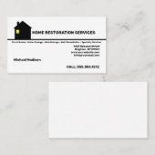 Visitekaartje Home Restoration Services (Voorkant / Achterkant)