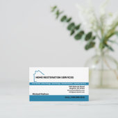 Visitekaartje Home Restoration Services (Staand voorkant)