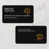 Visitekaartje honden Gezelschapsdieren (Voorkant / Achterkant)