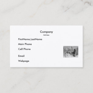 visitekaartje-/hondenteam op het spoor visitekaartje