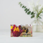 Visitekaartje honingbijen (Staand voorkant)