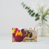 Visitekaartje honingbijen (Staand voorkant)