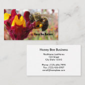 Visitekaartje honingbijen (Voorkant / Achterkant)