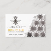 Visitekaartje honingbijenproducten (Voorkant)