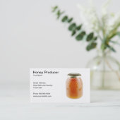 Visitekaartje honingproducent (Staand voorkant)