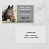 Visitekaartje Horse Riding Stables (Voorkant / Achterkant)