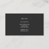 visitekaartje - Houtvloer zwart (Achterkant)