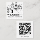 Visitekaartje huisverhuizingen (Voorkant / Achterkant)