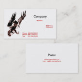Visitekaartje Hunting Eagle (Voorkant / Achterkant)