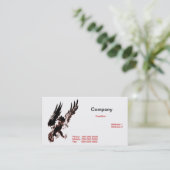 Visitekaartje Hunting Eagle (Staand voorkant)