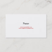 Visitekaartje Hunting Eagle (Achterkant)