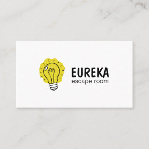 Visitekaartje Idea Lightbulb Logo
