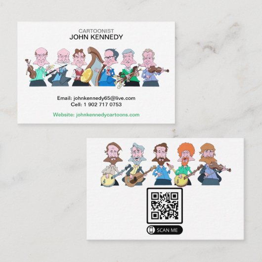 Visitekaartje (Iers) (Voorkant / Achterkant)