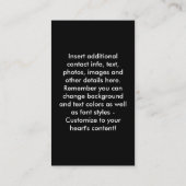 visitekaartje - IK BEN BARTENDER (Achterkant)