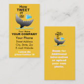 visitekaartje - Ik heb een TWEE verdiend! (Voorkant / Achterkant)