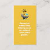 visitekaartje - Ik heb een TWEE verdiend! (Achterkant)