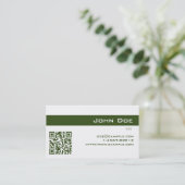 visitekaartje Imperial Green (Staand voorkant)