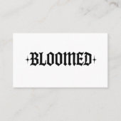 Visitekaartje in bloei (Voorkant)