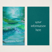 Visitekaartje in de cabine (Voorkant /achterkant)