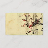 Visitekaartje in de muziekindustrie (Achterkant)