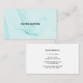 Visitekaartje in de vorm van minimalisme. (Voorkant / Achterkant)