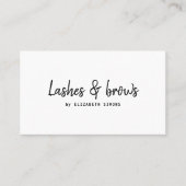 Visitekaartje in de vorm van minimalisme. (Voorkant)